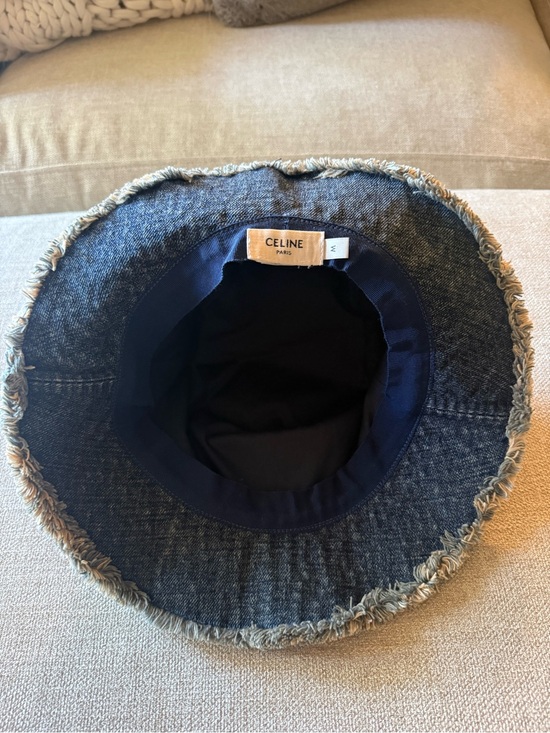 CELINE Denim Bucket Hat